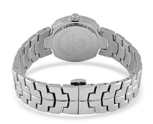 William Hunt - 12 Diamonds Studded Watch with Stainless Steel Chain Strap in Silver Tone