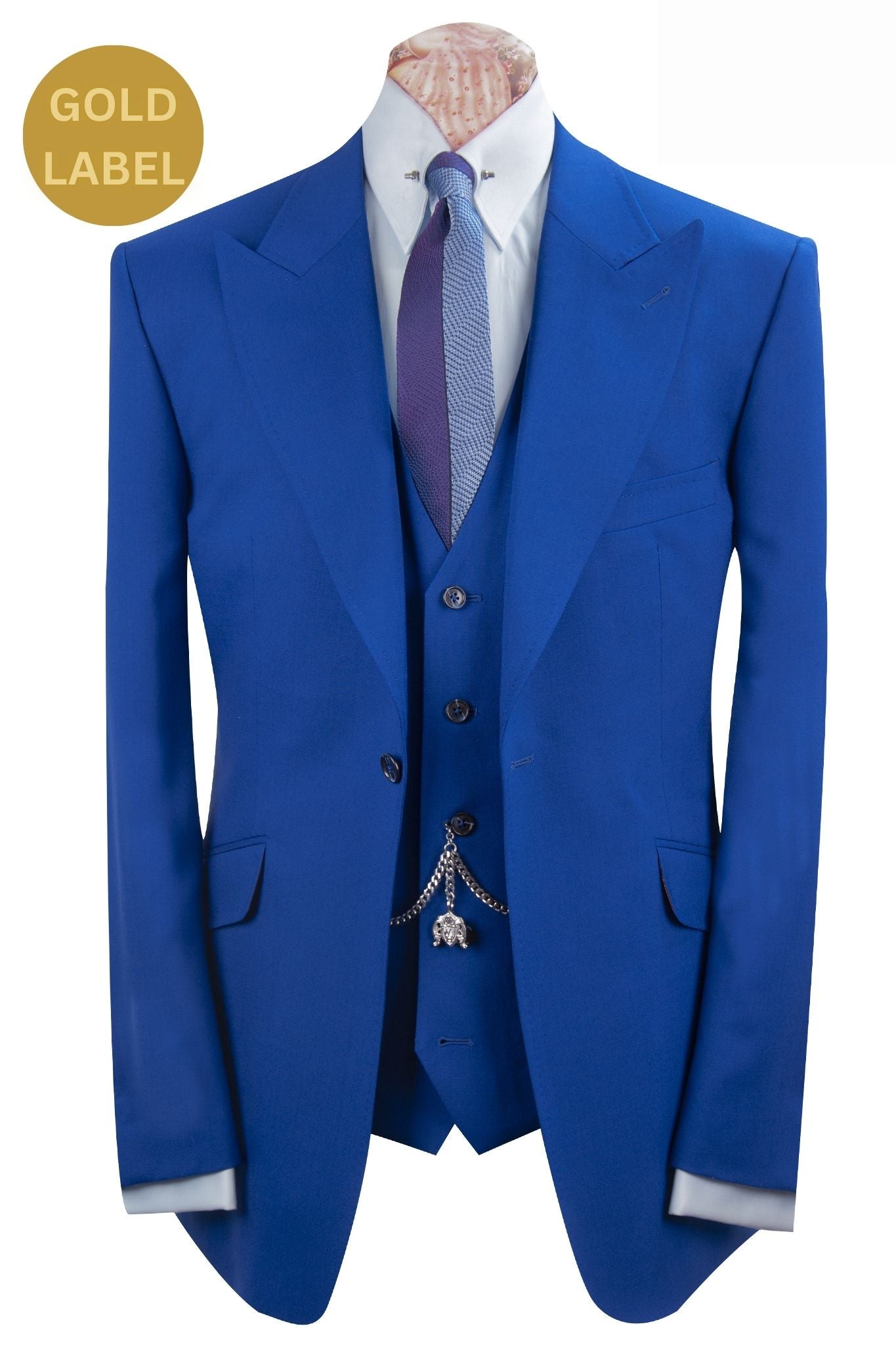 The Bernard Blue Suit – William Hunt Savile Row