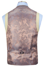The Portia Sand Beige Suit Waistcoat Lining