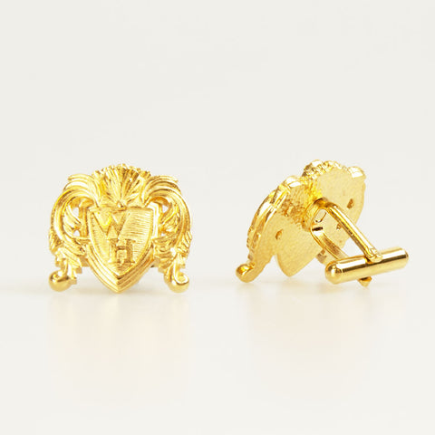 Classic Gold WH Cufflink Front