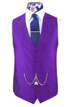 Striking Purple Silk Waistcoat