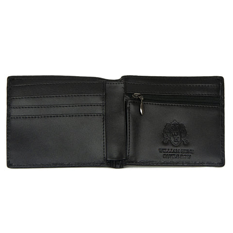 Black Snake Design WH Wallet with inner Zip Pocket