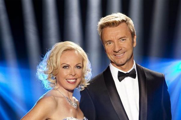 British Ice Skating Champion Christopher Dean wears William Hunt | Hello Magazine