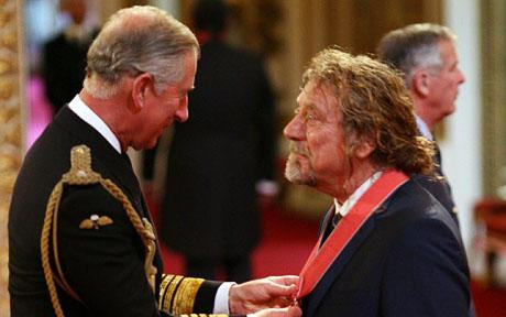 Robert Plant Awarded CBE