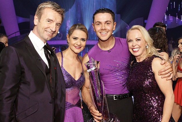 Christopher Dean makes a grand appearance in 'Royal Purple' for Dancing on Ice finale