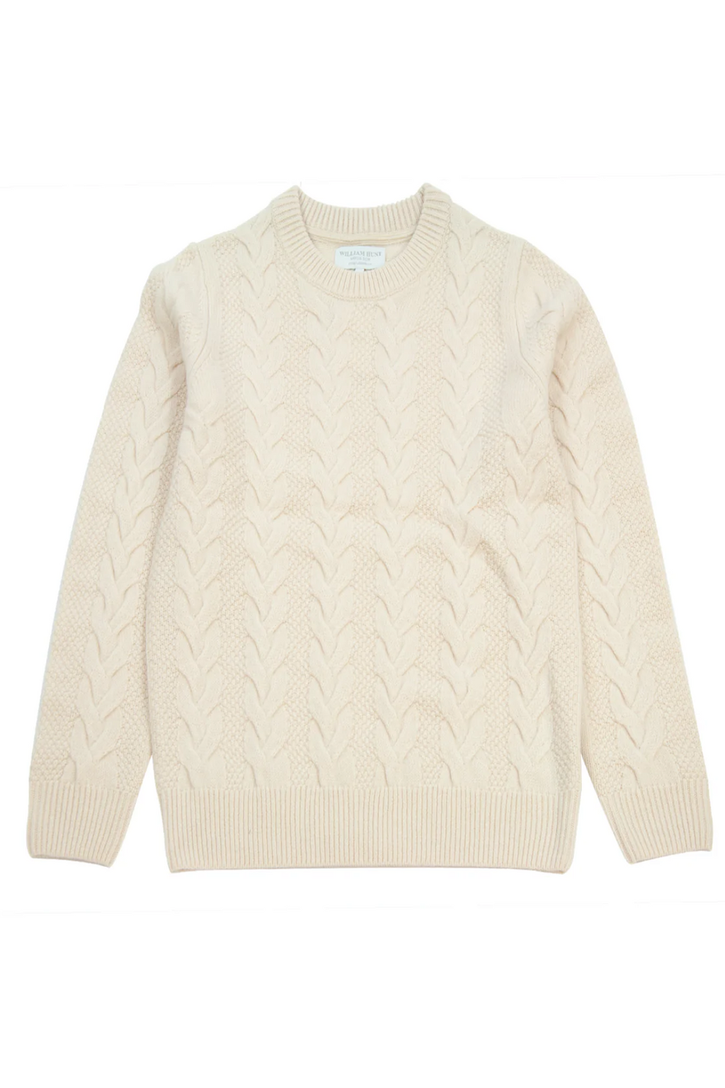 Cable Knit Crew Neck Sweater