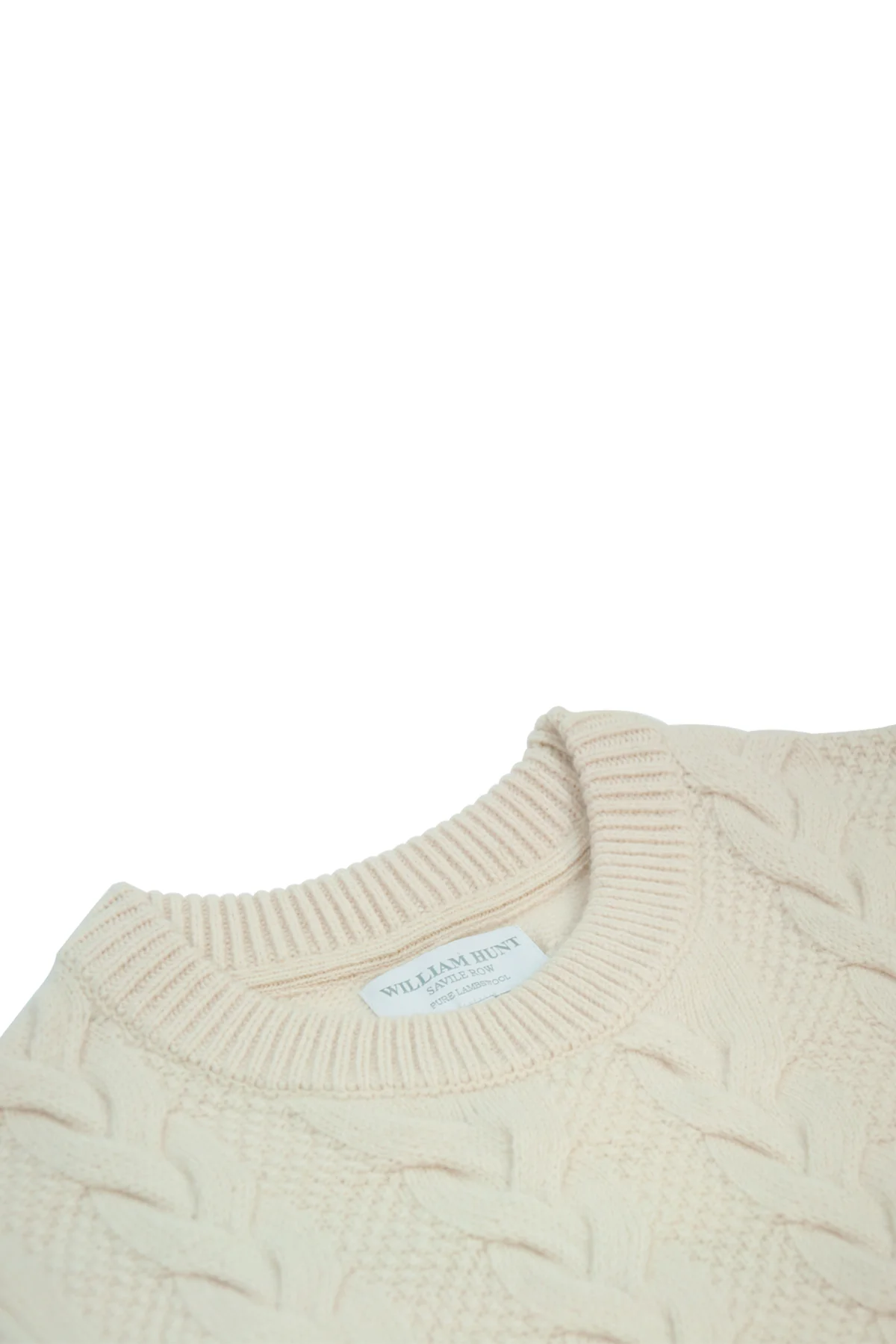 Cable Knit Crew Neck Sweater