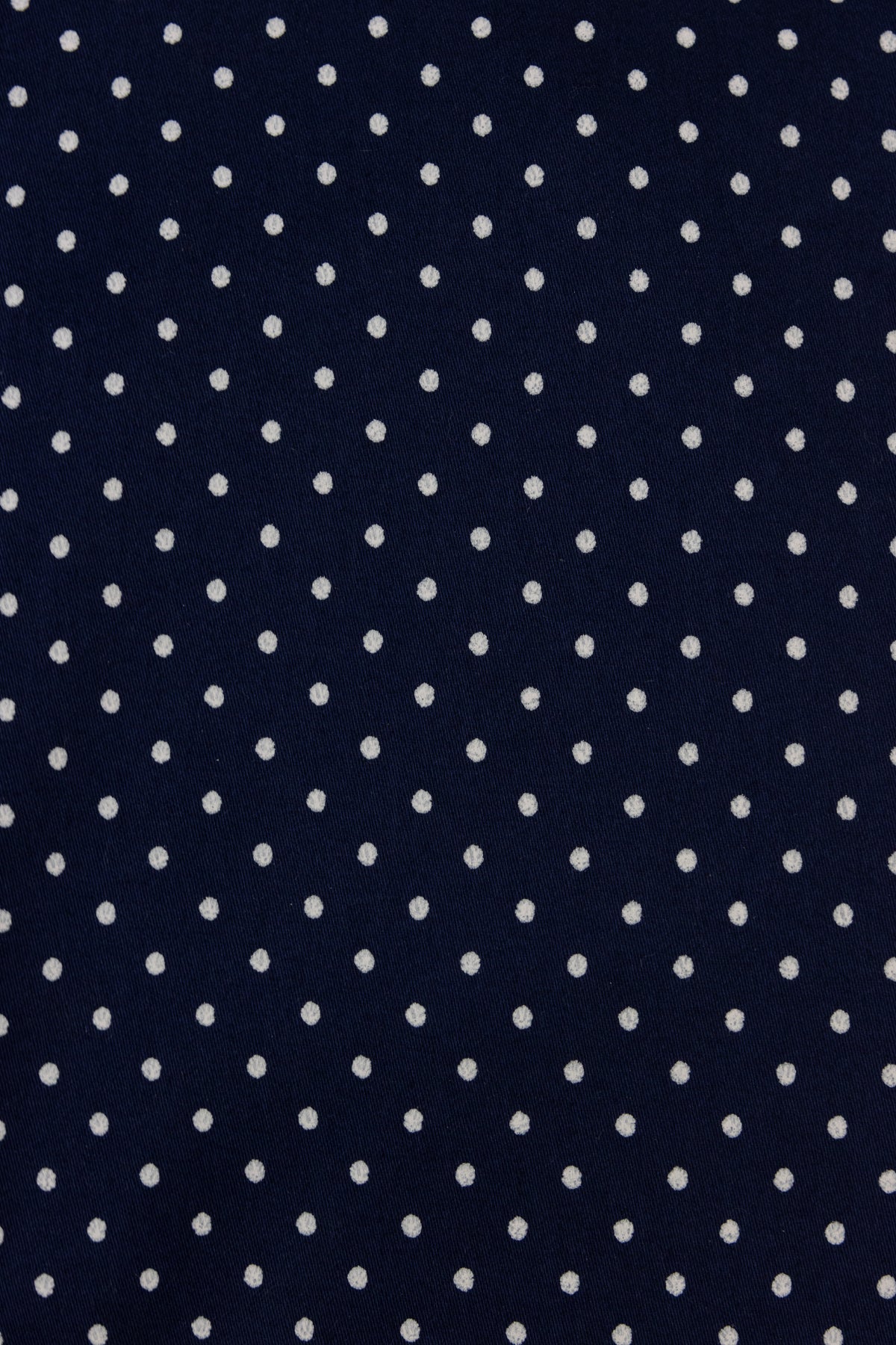 Navy Pin-Dot Pin Collar Shirt