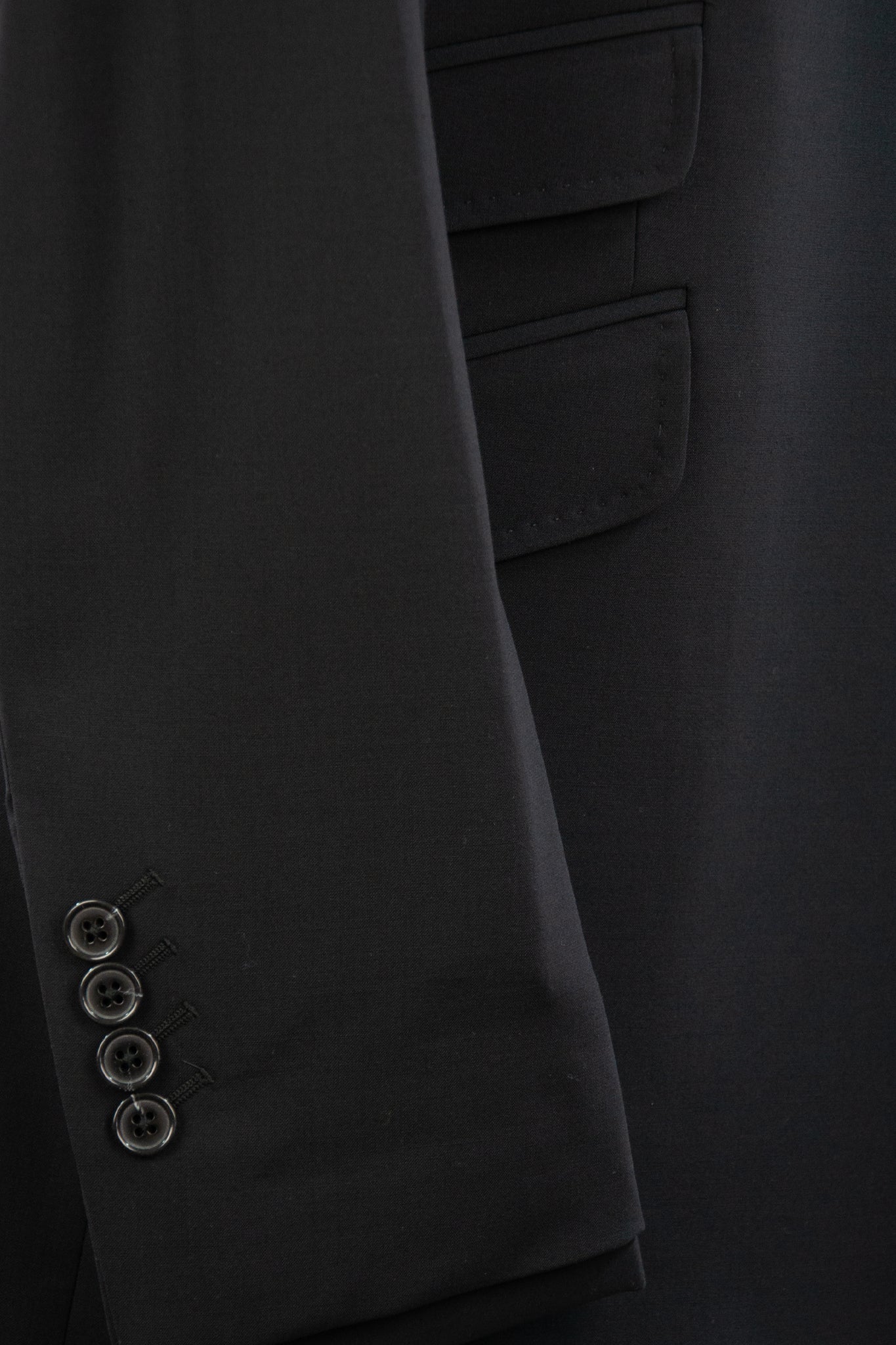 The Wembley Plain Black Suit