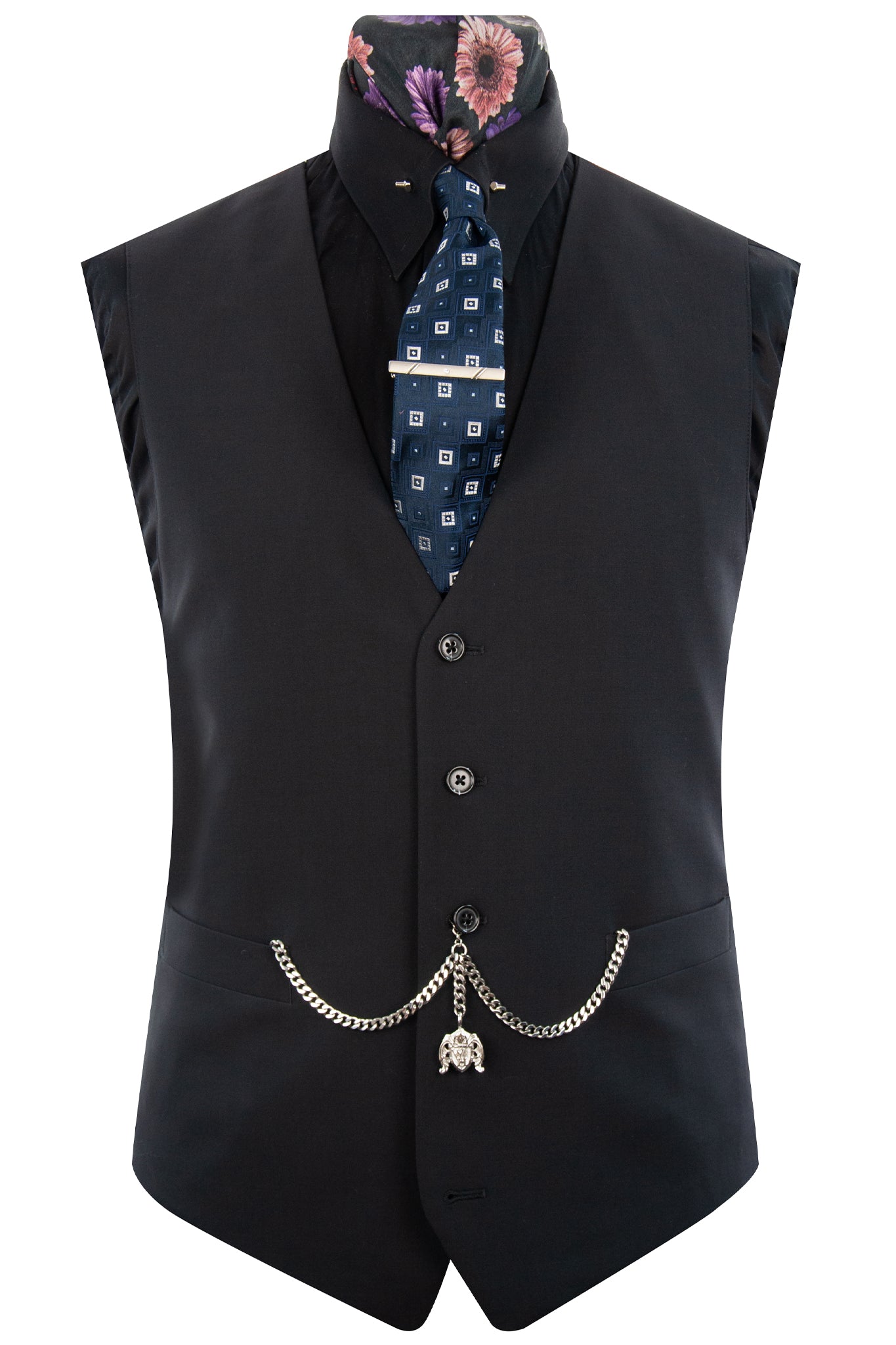 The Wembley Plain Black Suit