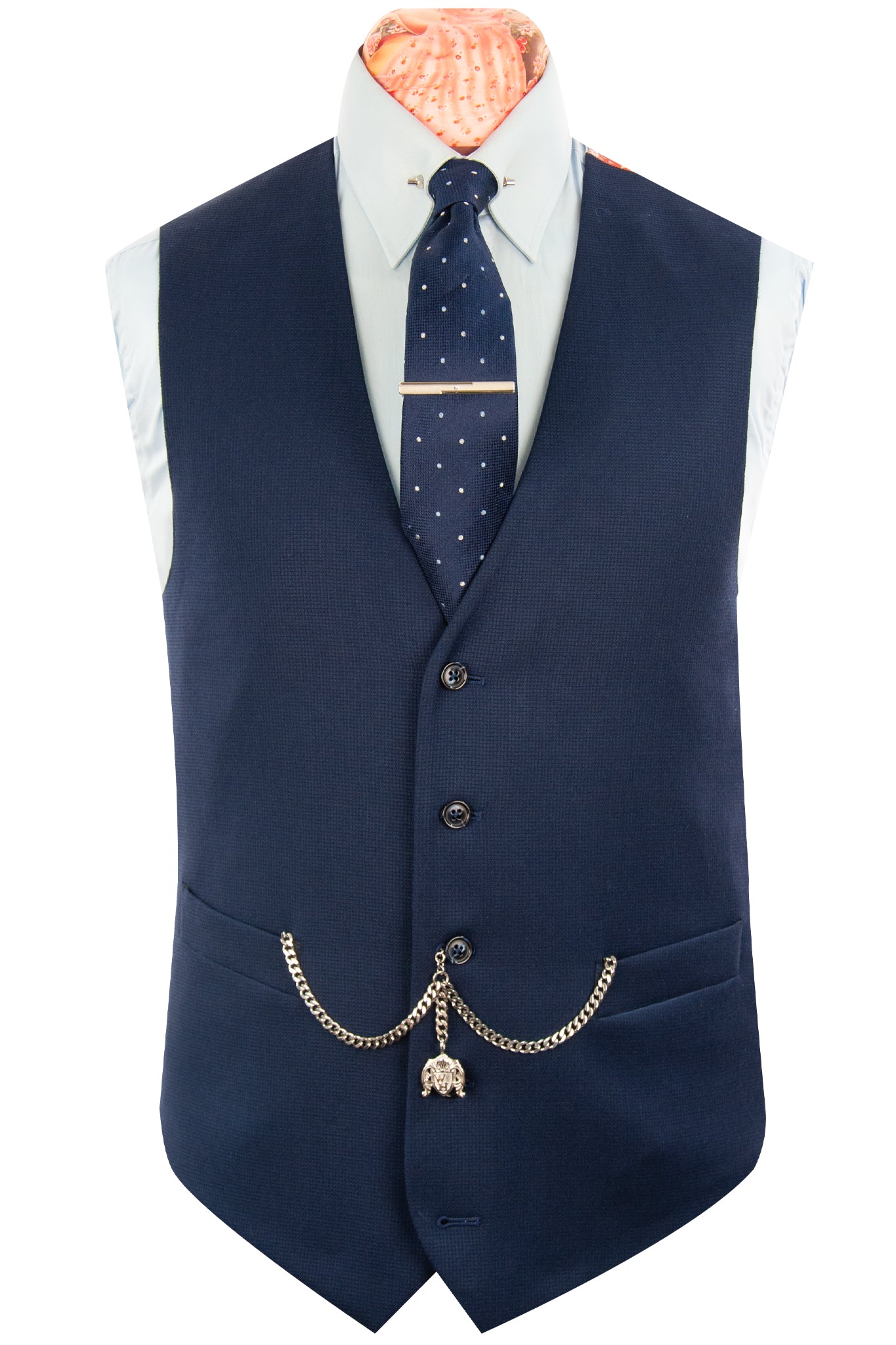The Hinton Oxford Blue Weave Suit