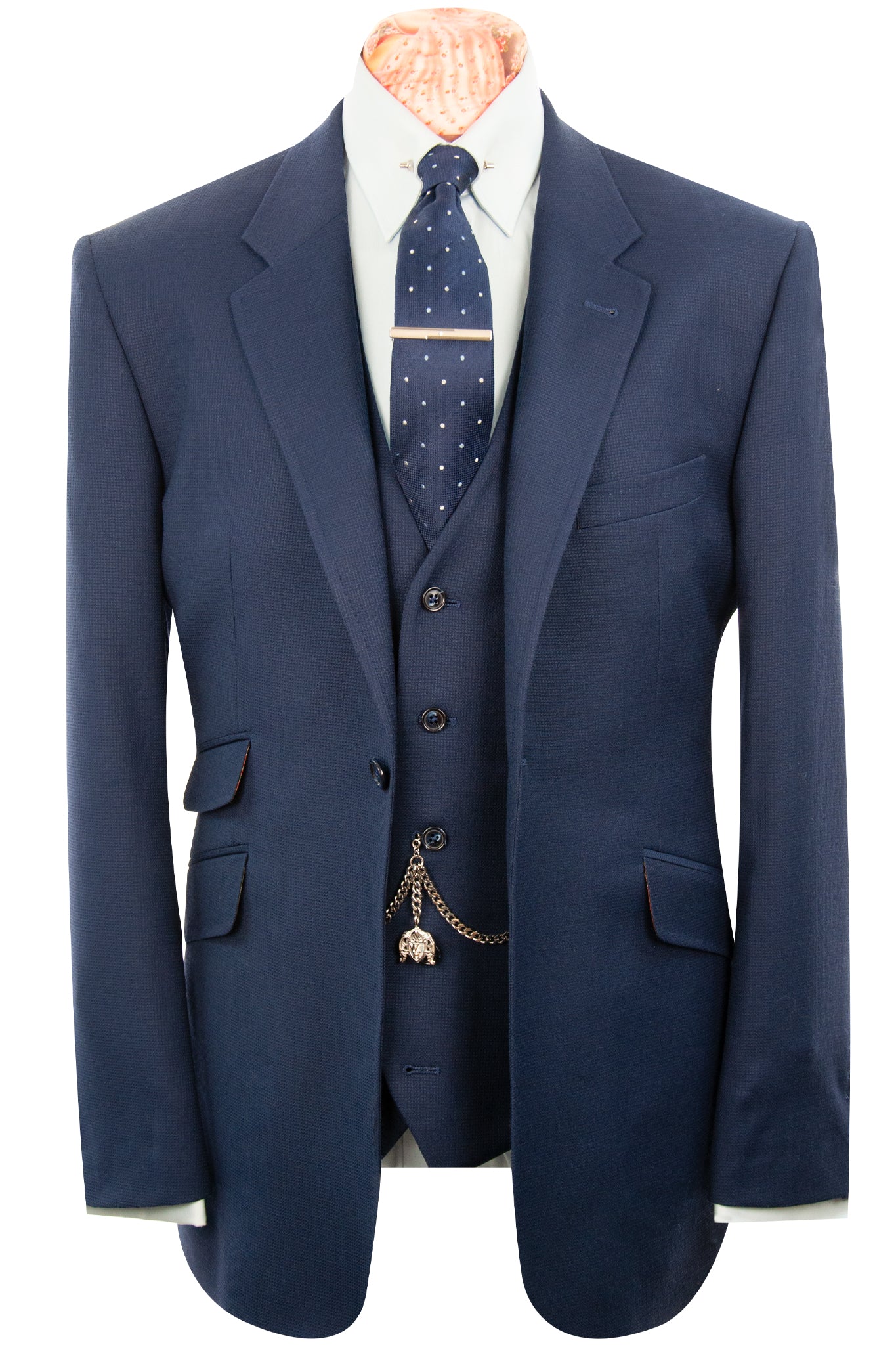 The Hinton Oxford Blue Weave Suit