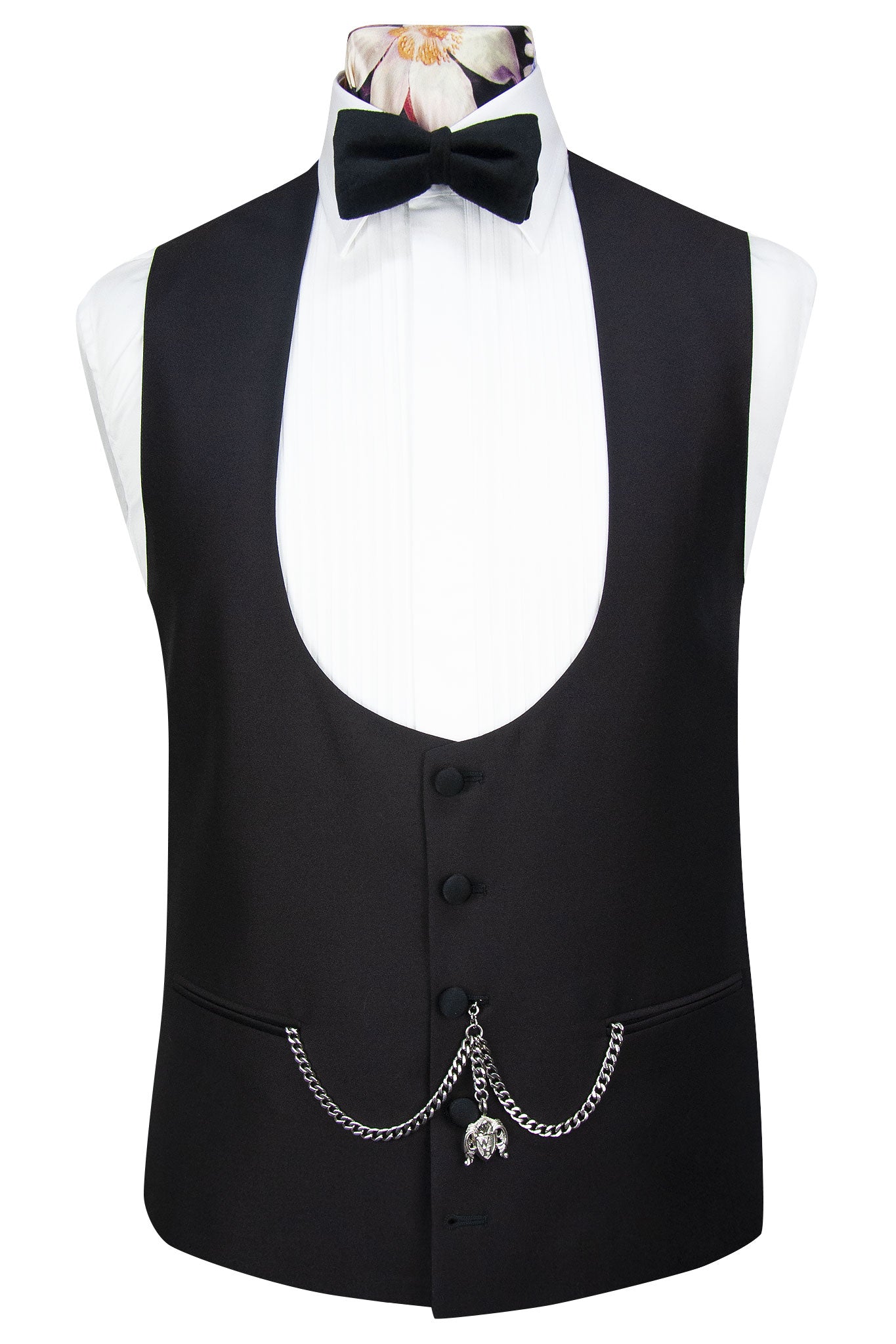 The Remington Black Shawl Dinner Suit