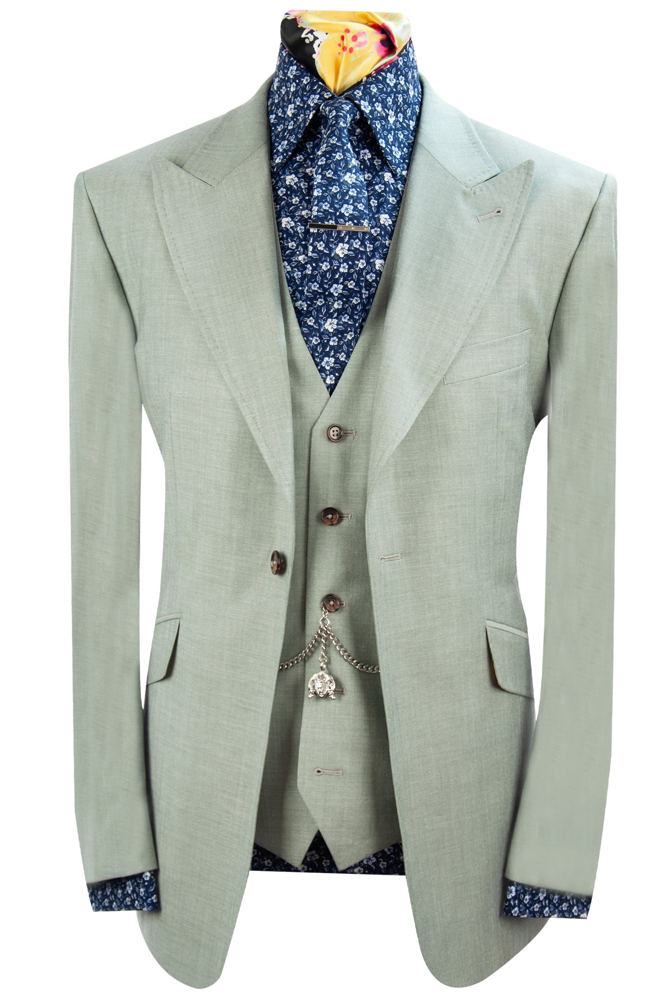 The Kleon Tea Green Suit