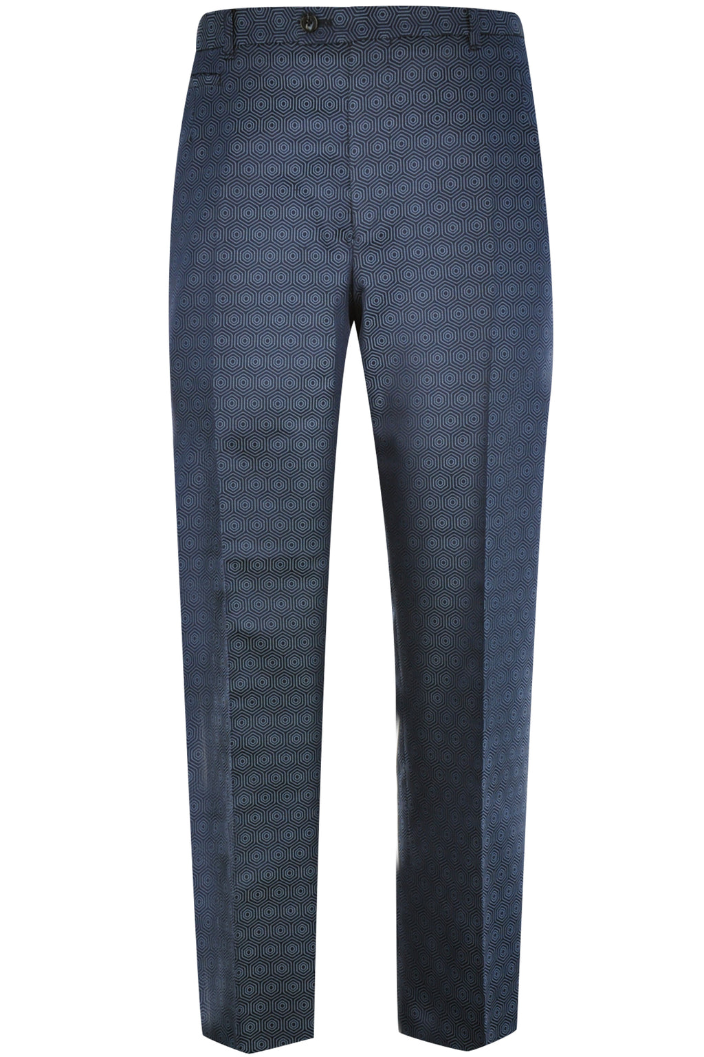 The Wilkinson Blue Hexagon Pattern Suit