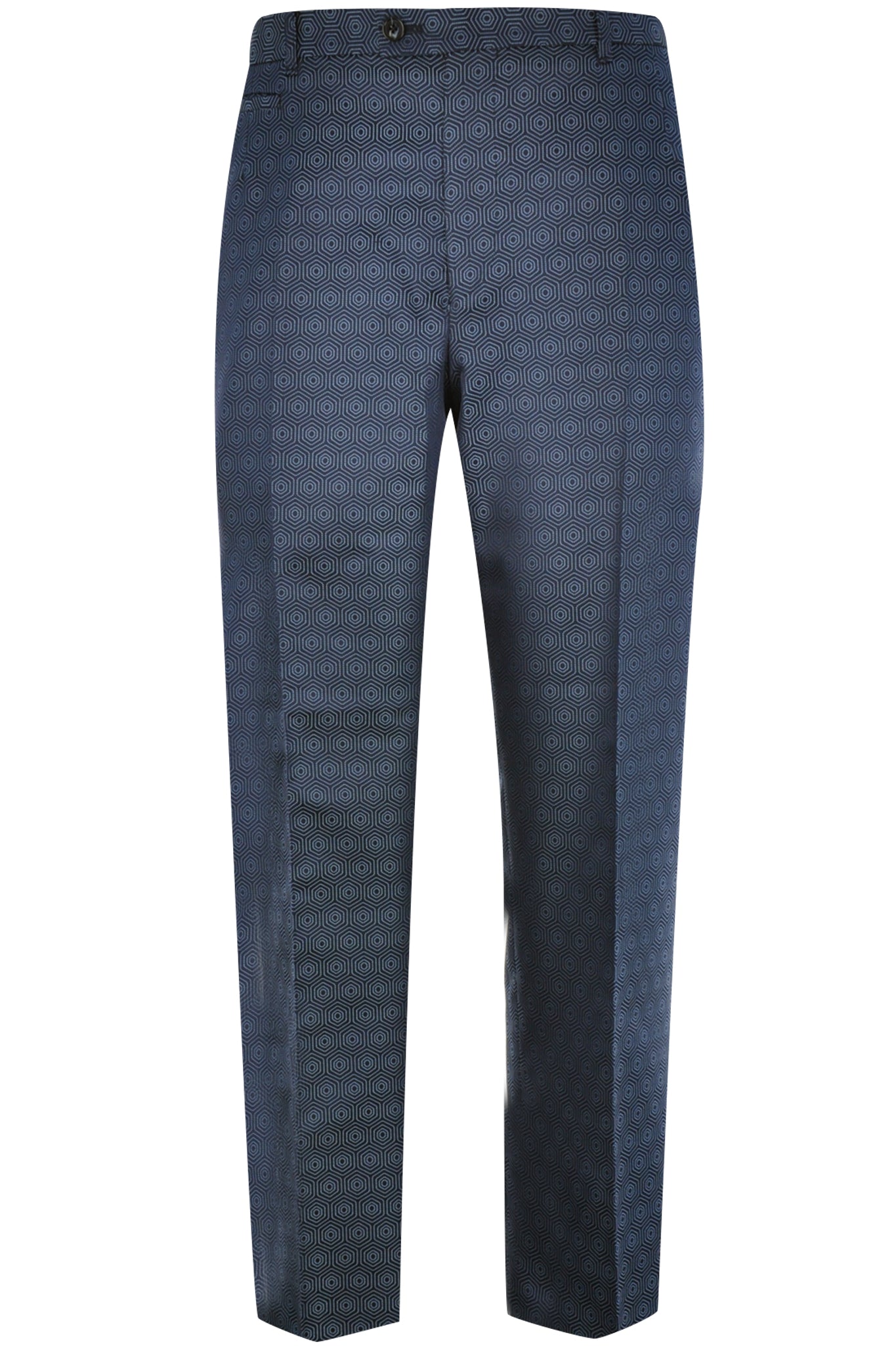 The Wilkinson Blue Hexagon Pattern Suit