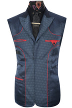 The Wilkinson Blue Hexagon Pattern Suit