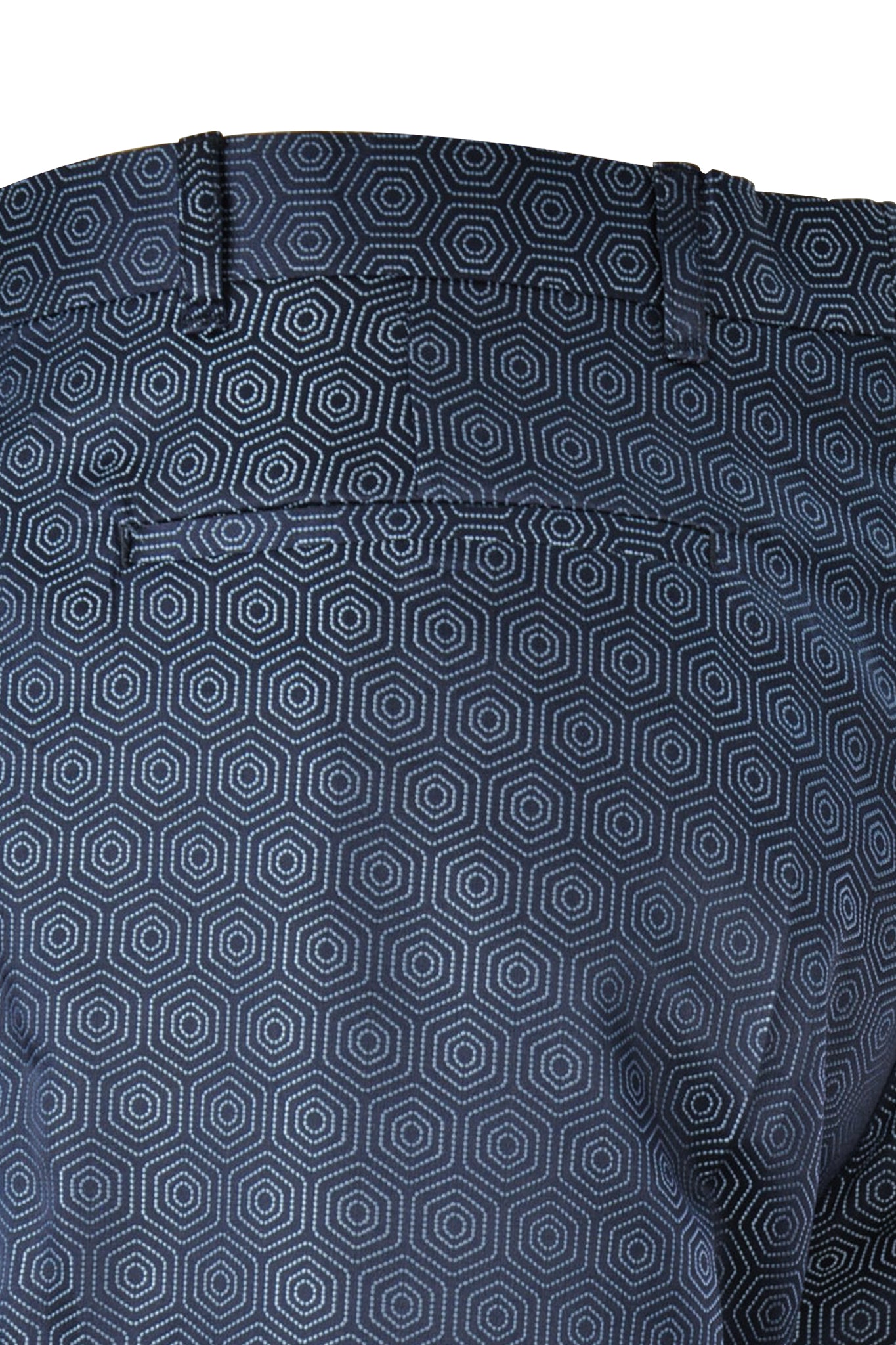 The Wilkinson Blue Hexagon Pattern Suit