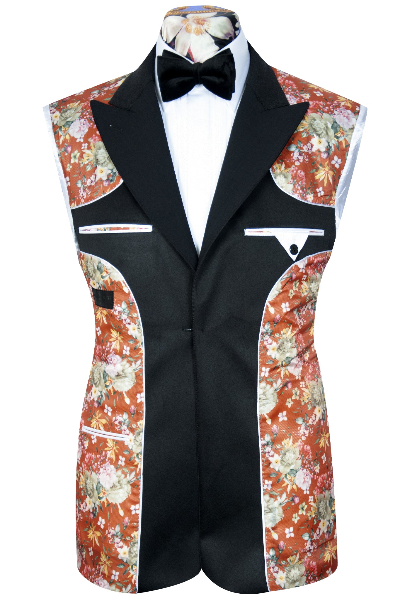 The Gloucester Classic Black Dinner Suit Lining