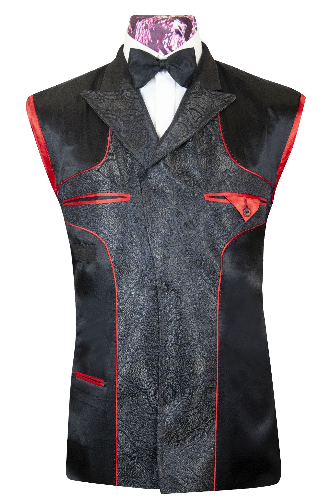 The Carrington Black Floral Dinner Suit