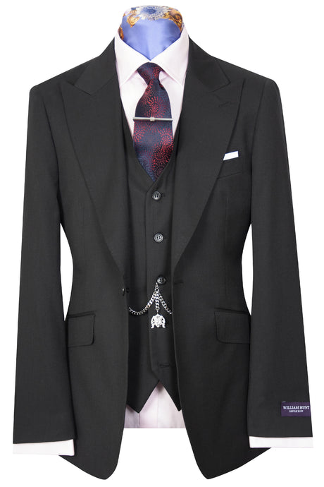 The Bogarde Purple Label Black Suit