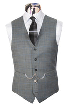 The Idris Purple Label Royal Blue Check Suit