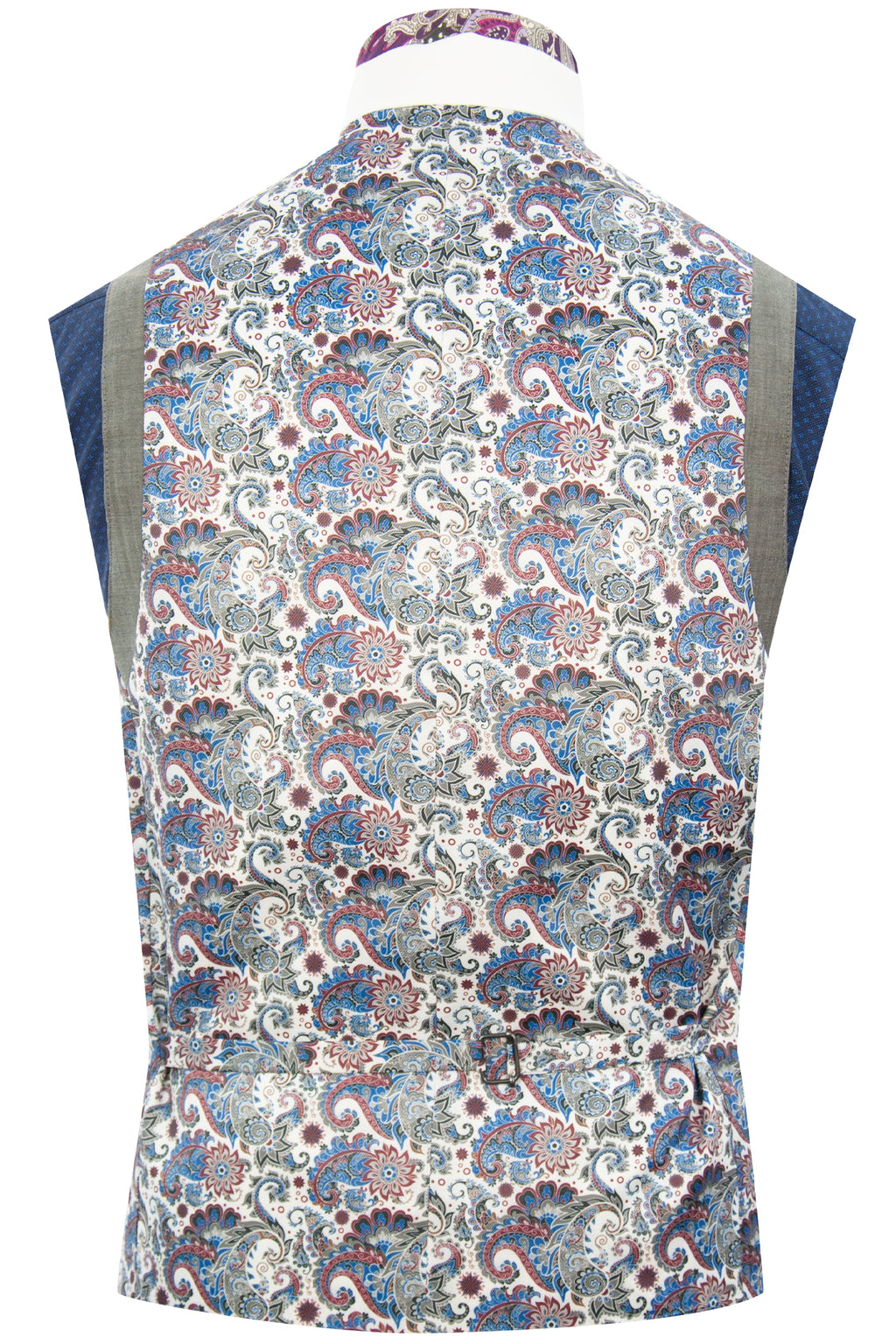 The Ackroyd Silver Suit Back Waistcoat
