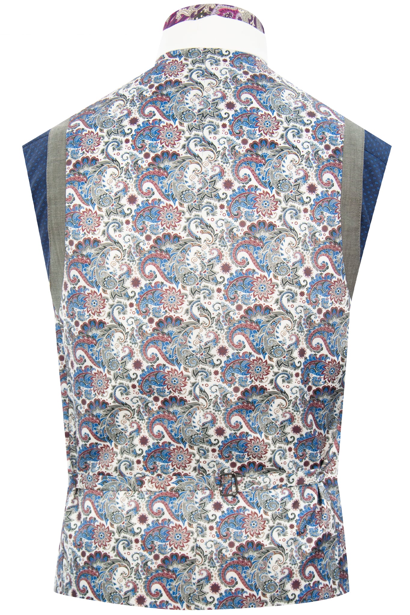 The Ackroyd Silver Suit Back Waistcoat