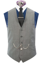 The Ackroyd Silver Suit Front Waistcoat