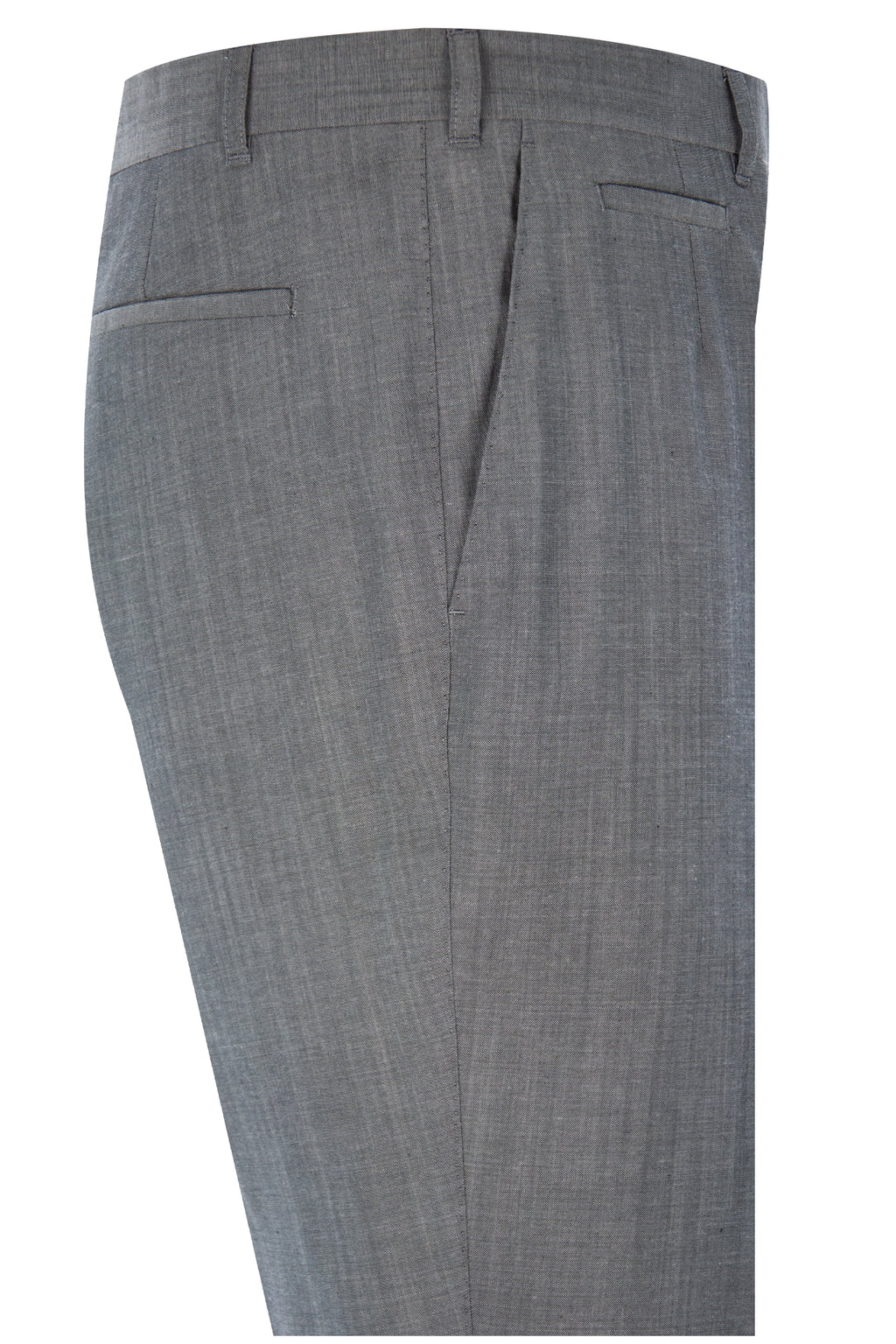 The Ackroyd Silver Suit Side Trouser