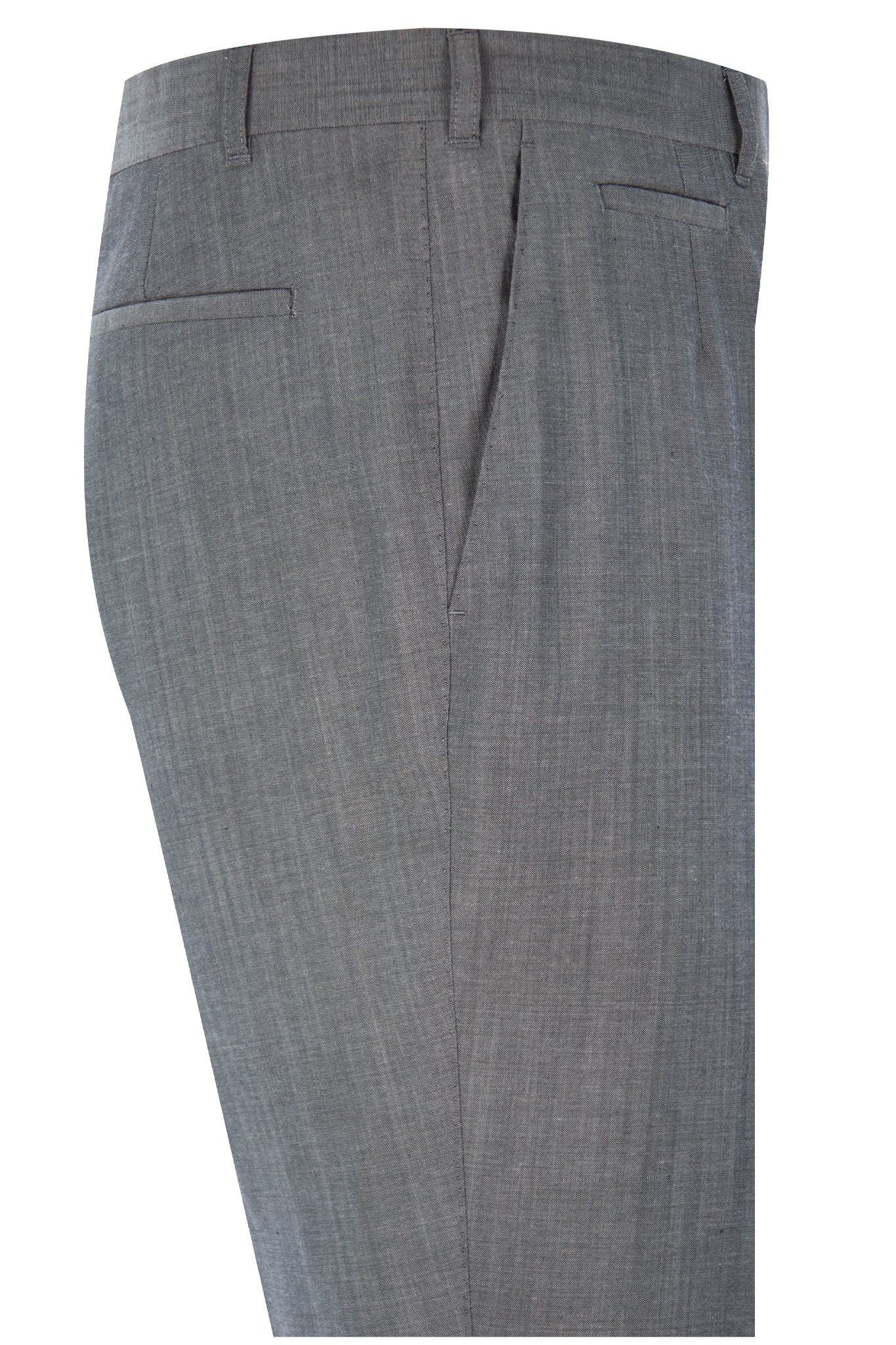 The Ackroyd Silver Suit Side Trouser