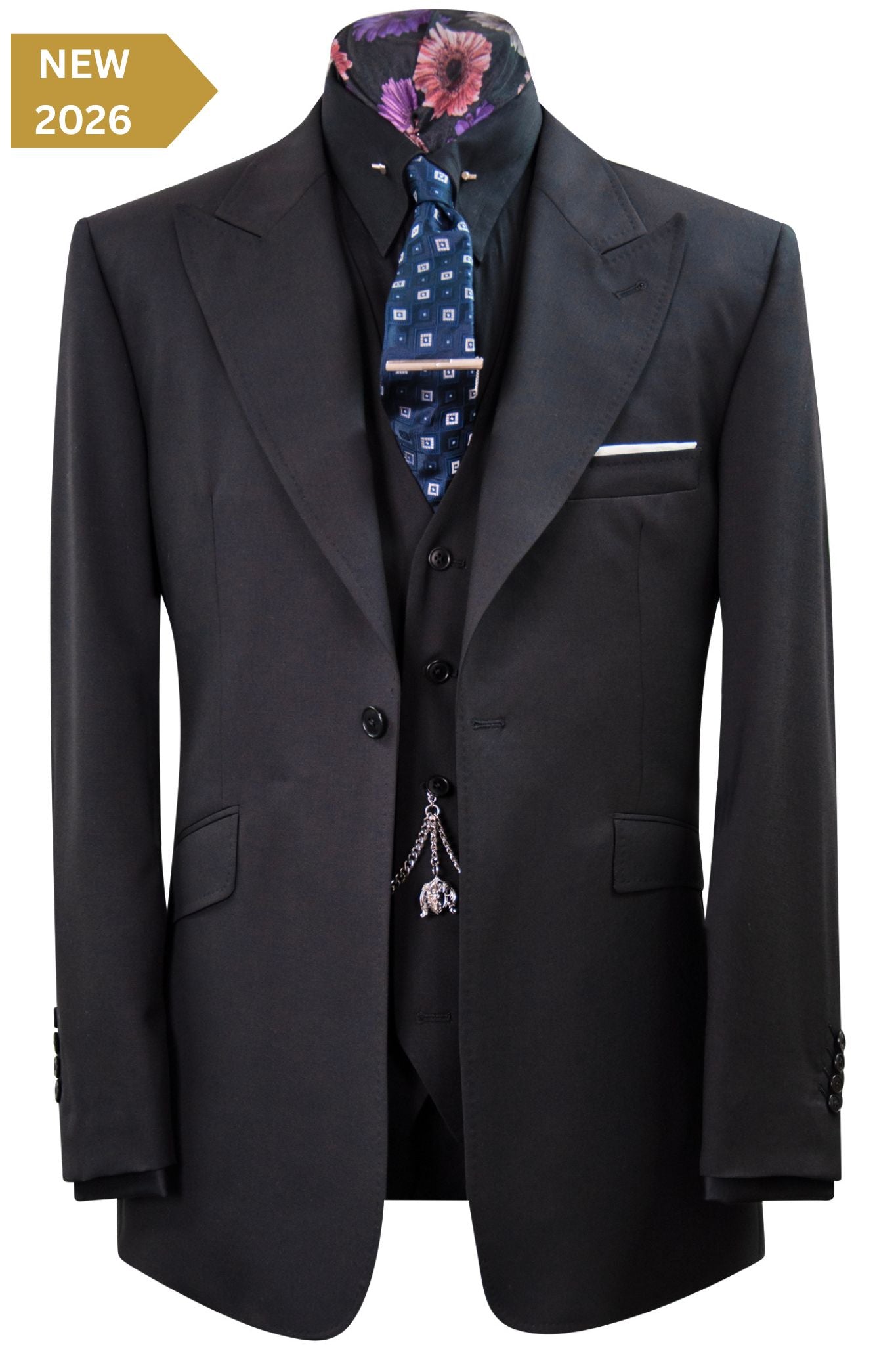 The Kingswell Black Suit