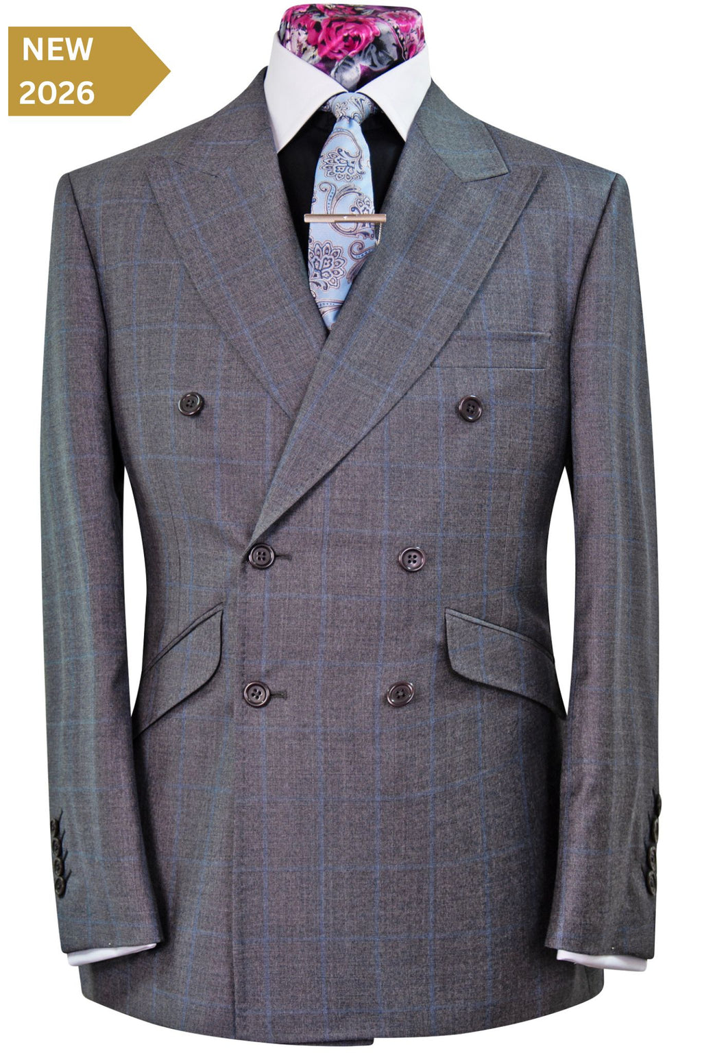 The Sterling Blue Check Suit