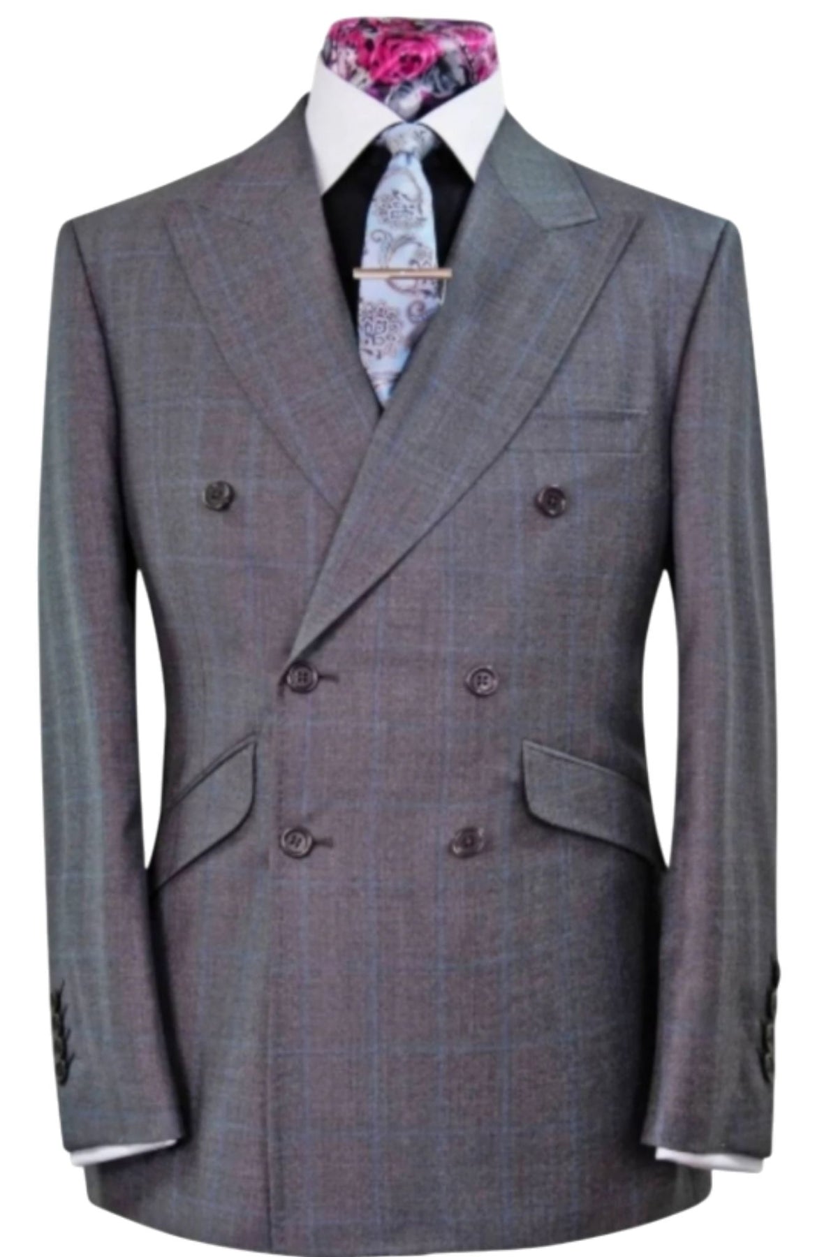 The Sterling Blue Check Suit