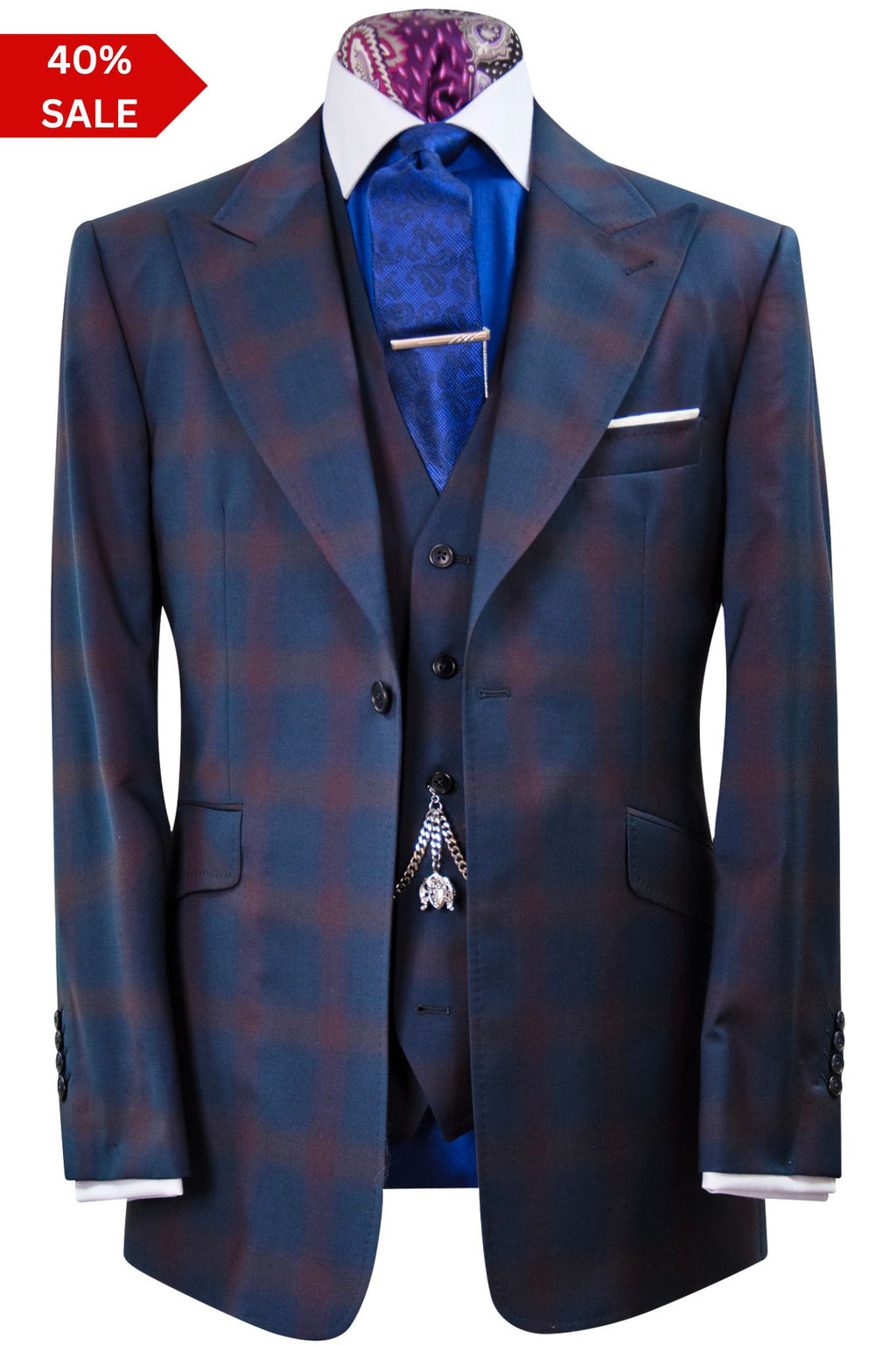 The Fenley Red Check Suit