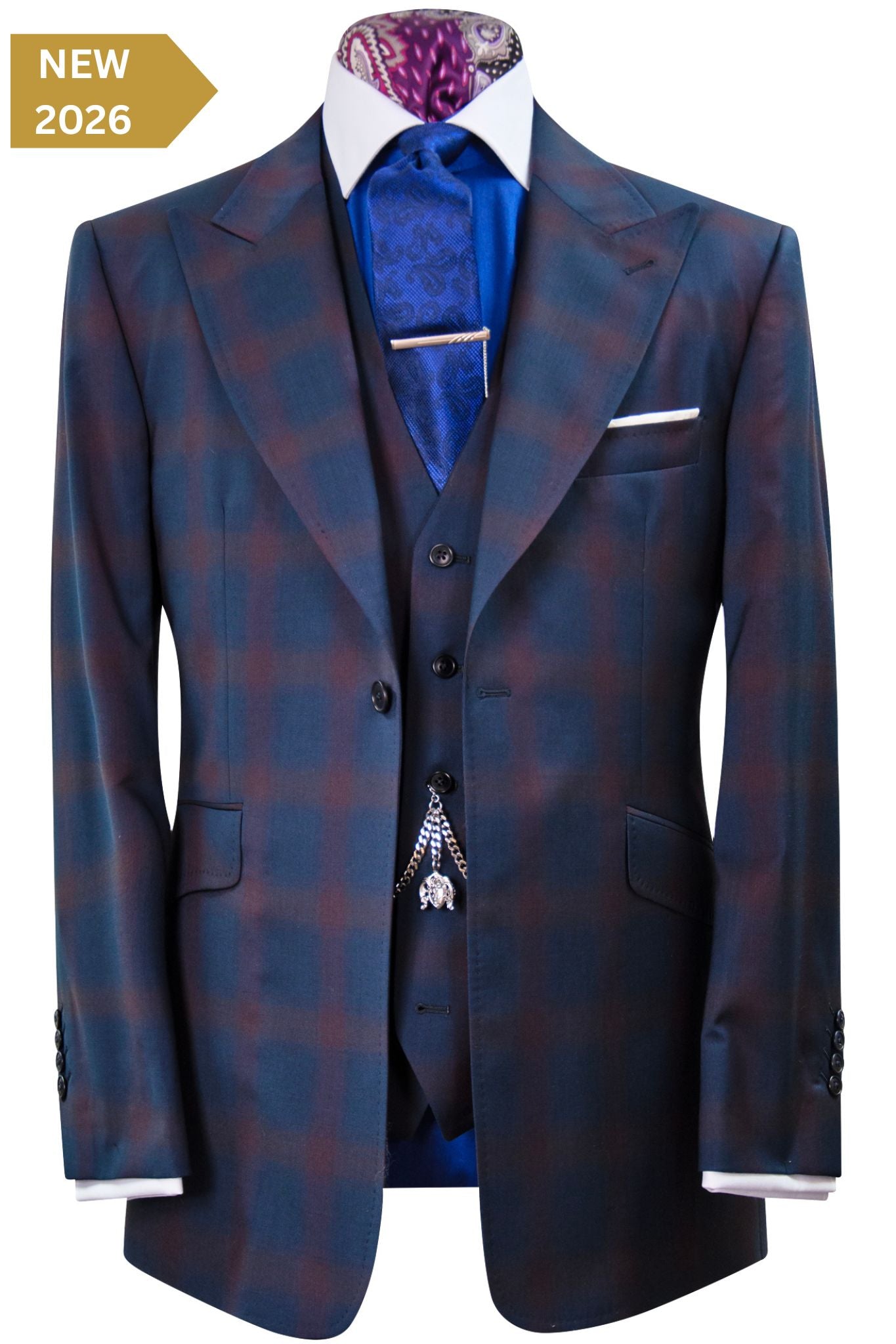 The Fenley Red Check Suit