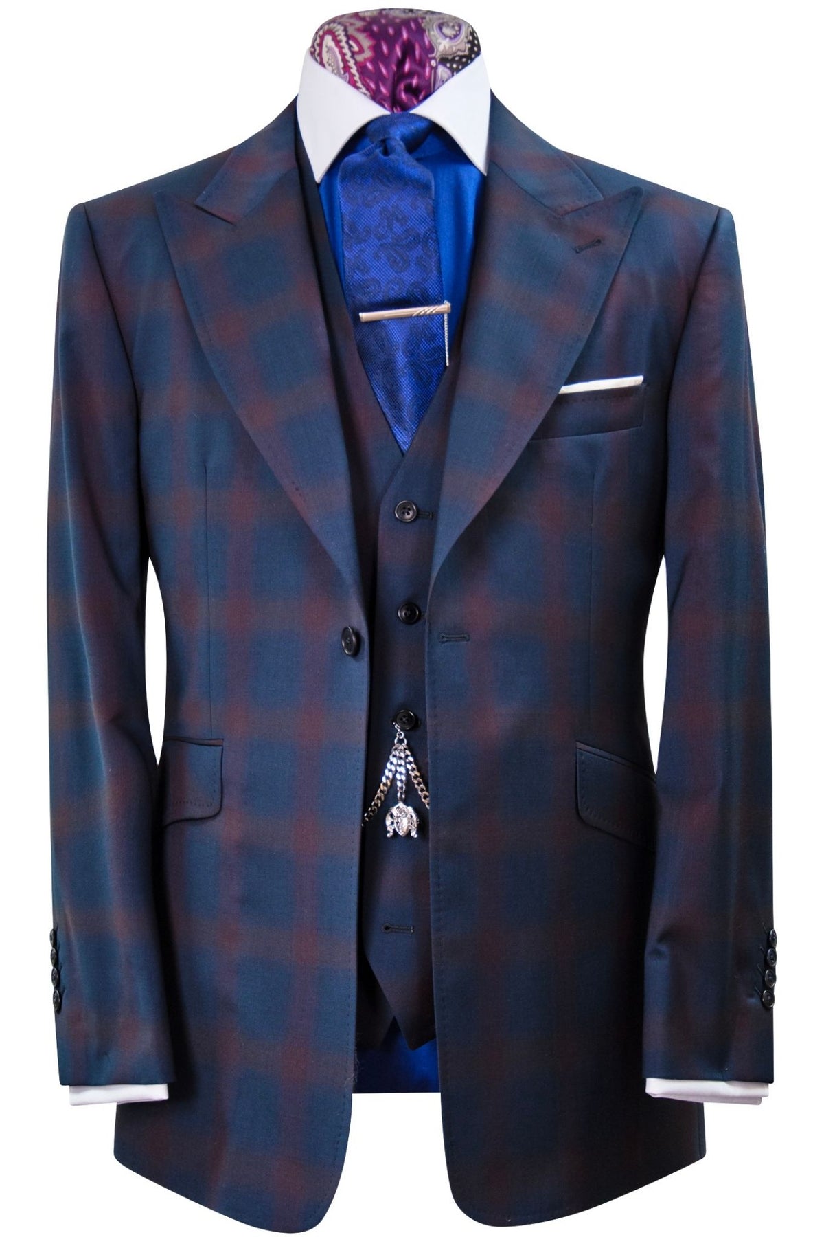 The Fenley Red Check Suit