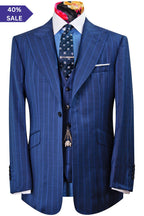 The Marlowe Navy Pinstripe Suit