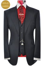 The Anderton Midnight Navy Red Dot Suit