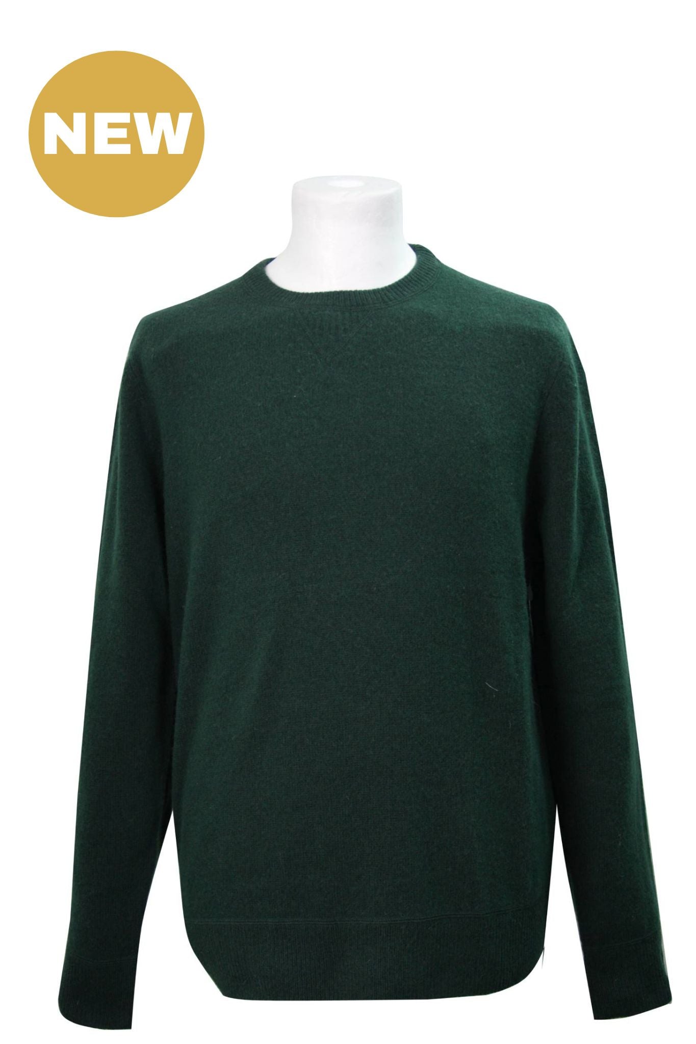 Scarab Coverstitch Lambswool Blend Crew Jumper