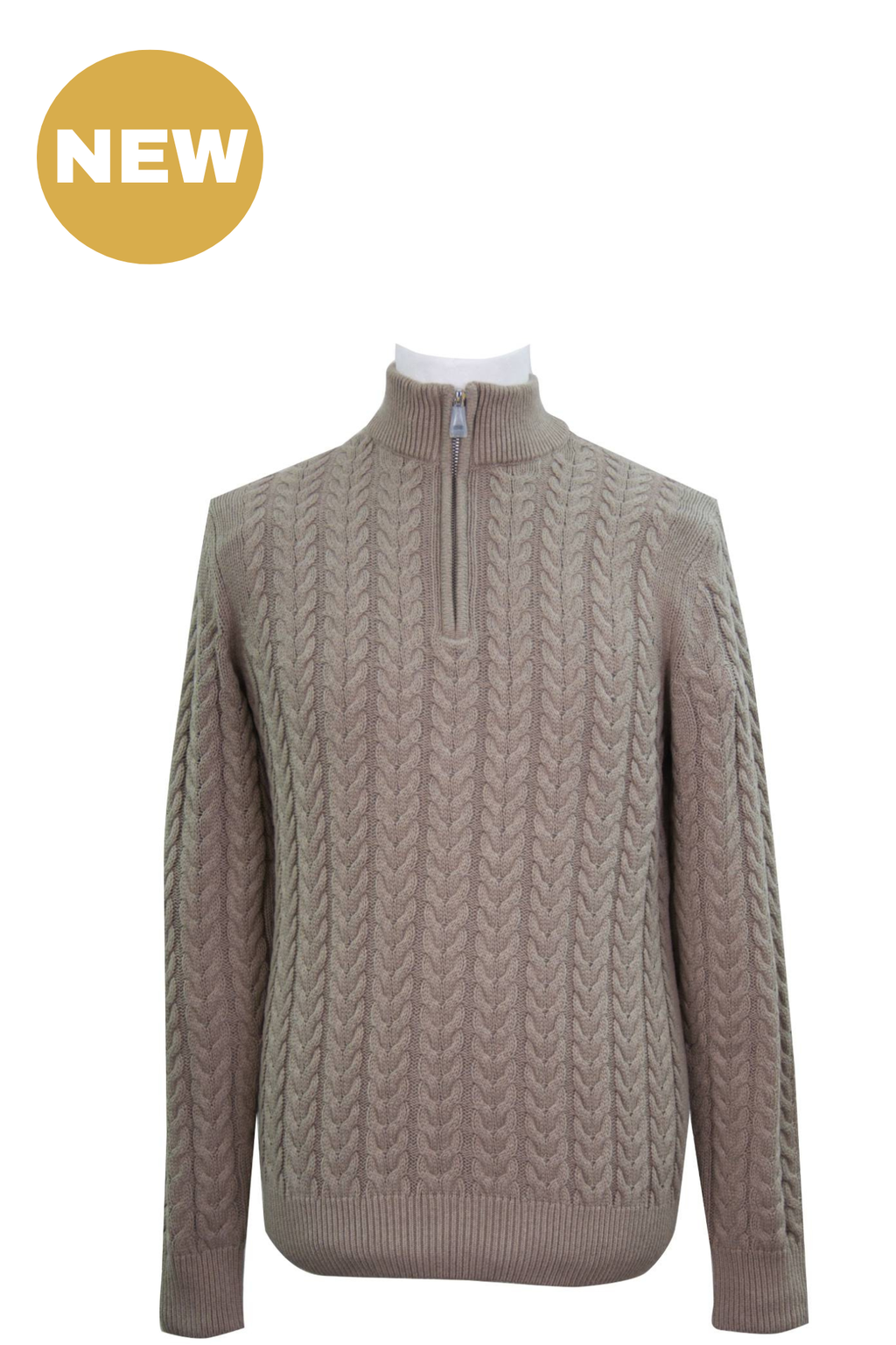 Mouse Melange Zip Pullover