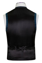 The Ashbury Navy and Green Checked Dinner Suit