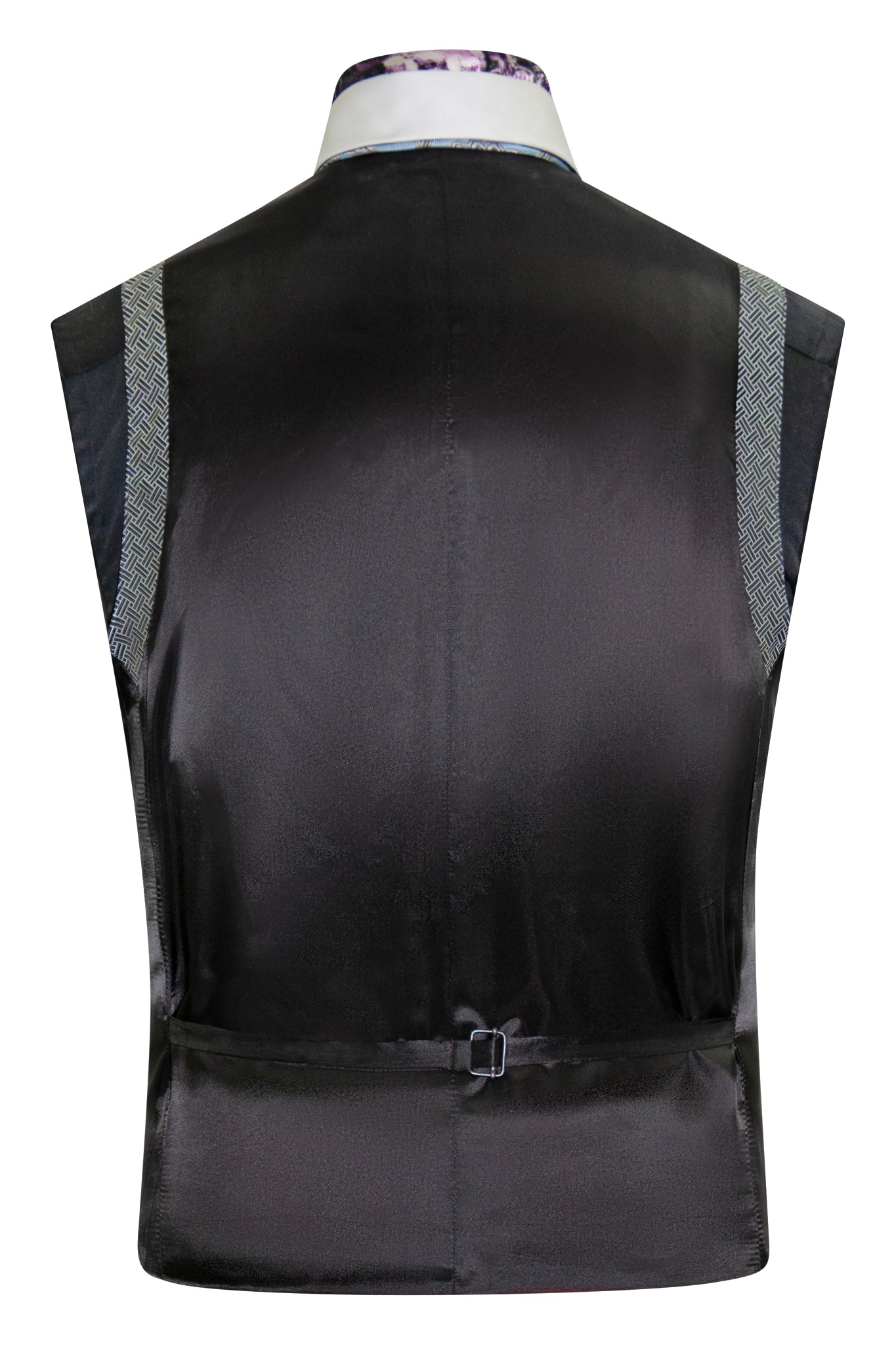 The Wickford Black and White Geometric Dinner Suit