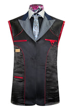 The Wickford Black and White Geometric Dinner Suit