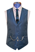 The Kensley Navy and Black with Subtle Purple Accents Dinner Suit