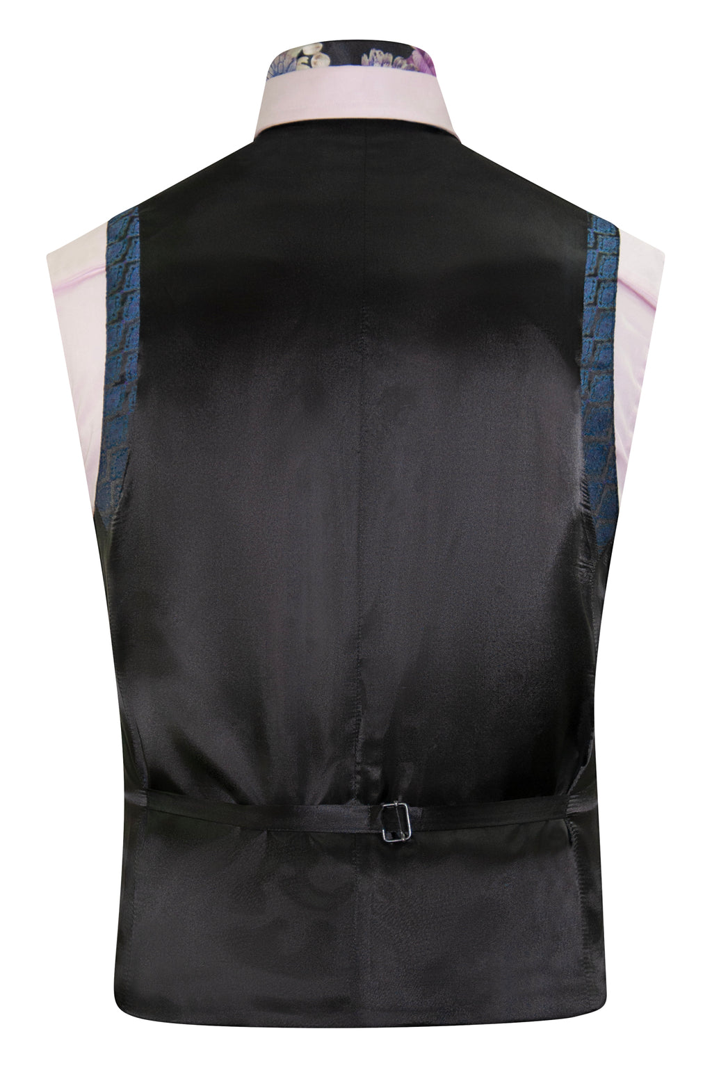 The Kensley Navy and Black with Subtle Purple Accents Dinner Suit