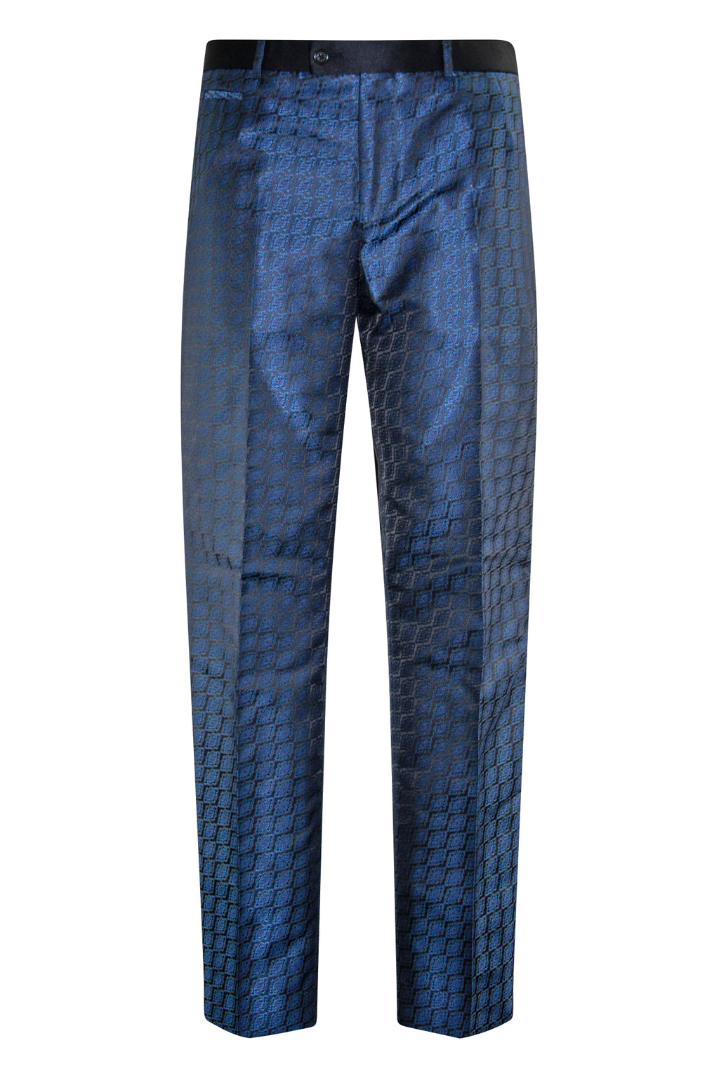 The Kensley Navy and Black with Subtle Purple Accents Dinner Suit