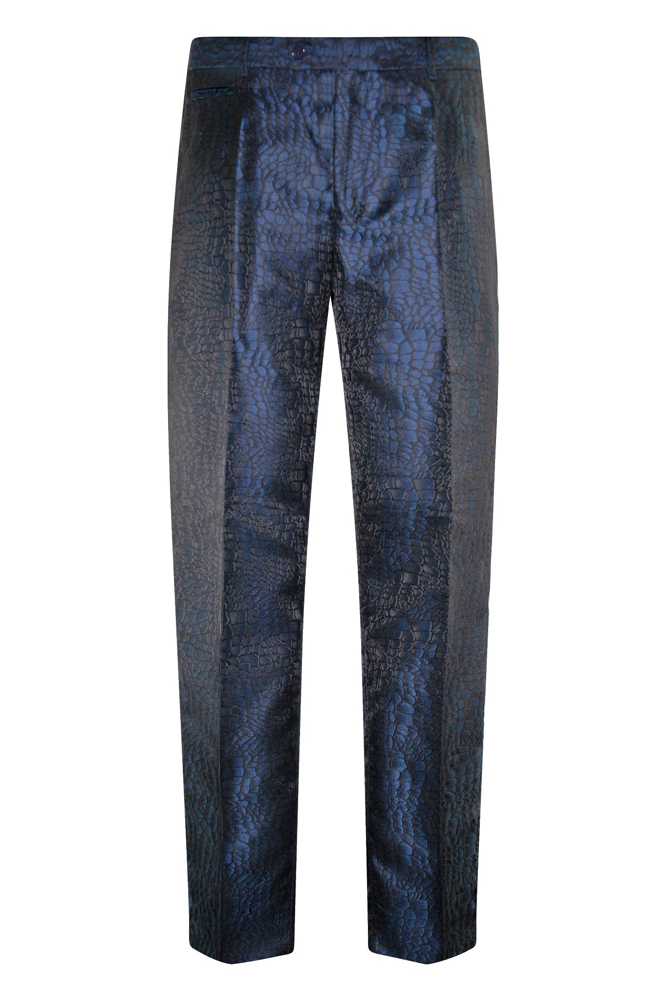 The Ravensbury Navy and Black Pattern Suit