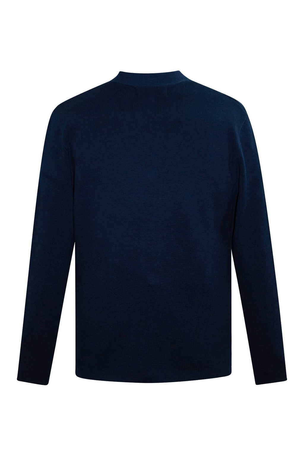 Navy High Break Half Milano Cardigan