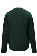 Scarab Coverstitch Lambswool Blend Crew Jumper